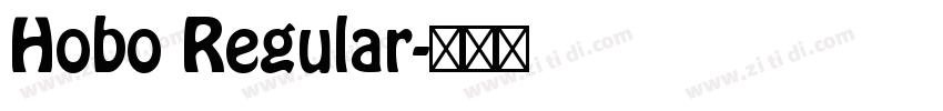 Hobo Regular字体转换